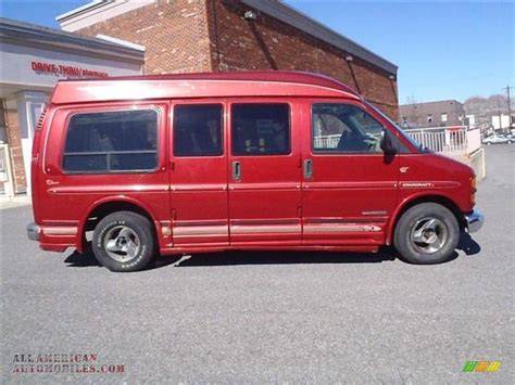 1998 GMC Savana Van 1500 Passenger Conversion in Madrid Red photo #18 ...