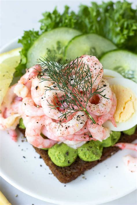 Prawn Avocado Open Sandwich! Switch up your avocado toast for this ...