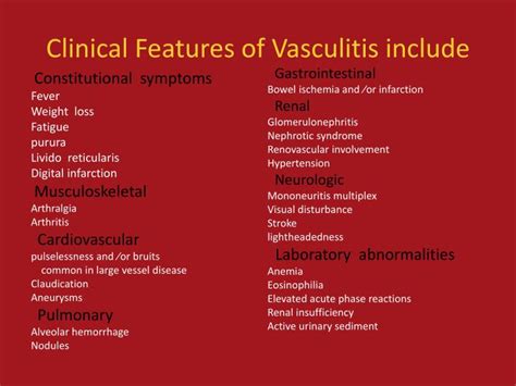 PPT - Vasculitis PowerPoint Presentation - ID:2136811