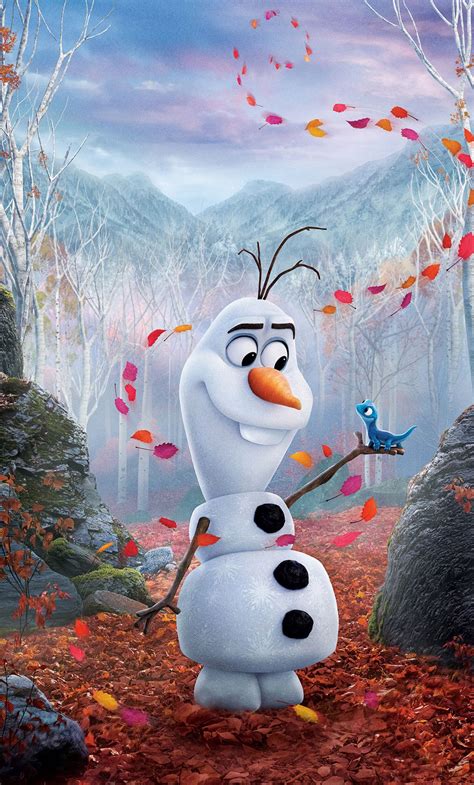 1280x2120 Happy Snowman, Olaf, Frozen 2, movie, 2019 wallpaper | Disney ...