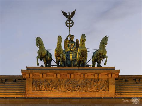 Quadriga of the Brandenburg Gate in Berlin by Artur Bogacki - TurningArt