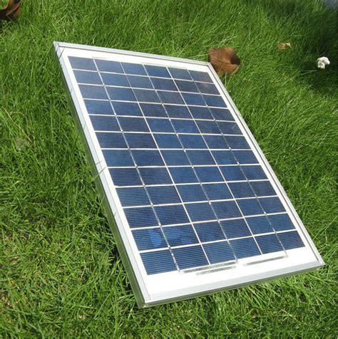 10W Solar Panel For 12V Battery Charging Polycrystalline Silicon , Used ...