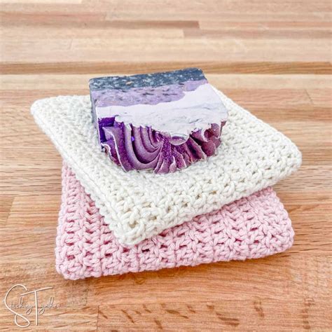 Nantucket Easy Double Crochet Dishcloth Pattern