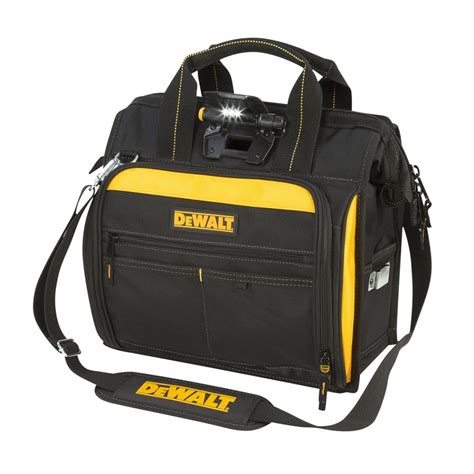 DEWALT DGL573 Tool Bag, Polyester, 14 Pockets, Black/Yellow - Walmart.com