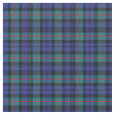 Clan Murray Tartan Fabric | Zazzle