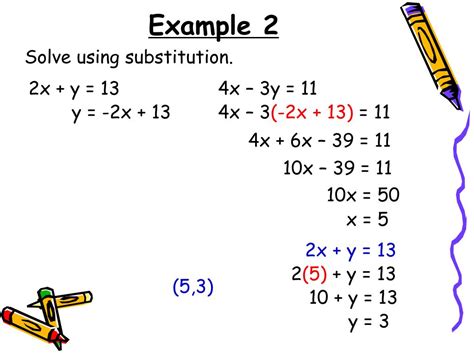 PPT - Solving Systems of Equations: The Substitution Method PowerPoint ...