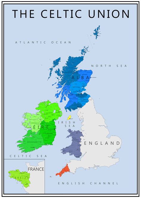 The Celtic Union | Celtic nations, Celtic, Map