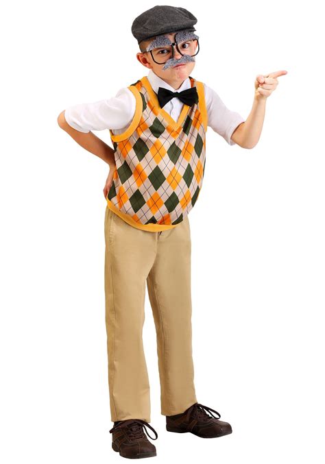 Kids Old Man Costume - Walmart.com