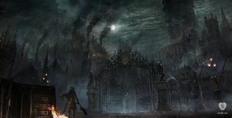 Artwork Cathedral Ward - Bloodborne FromSoftware