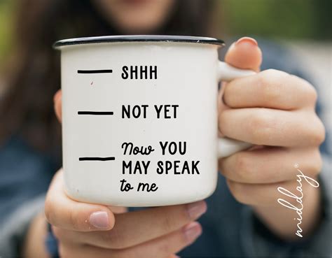 Funny Coffee Mug Svg, Sarcastic Svg, Coffee Quote Png, Shh, Now You May ...