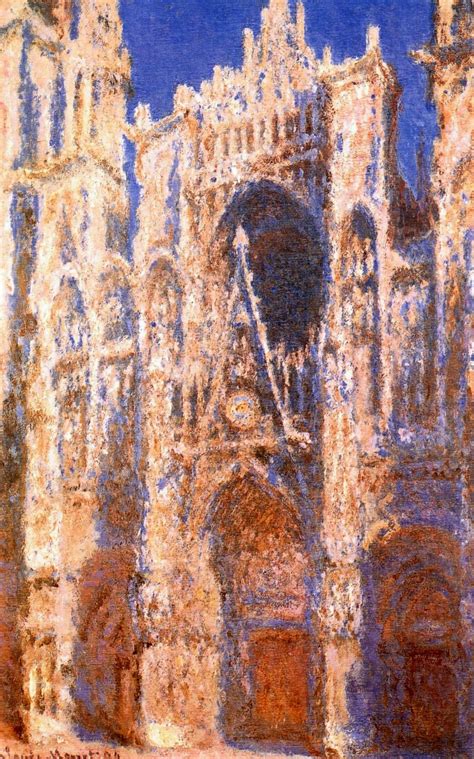 rouen-cathedral-the-portal-in-the-sun. Monet | Art | Pinterest | Monet ...