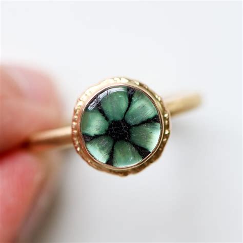 emerald trapiche ring by Jamie Joseph - NEWTWIST