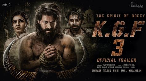 KGF Chapter 3 Official Trailer Update | Yash | Prasanth Neel | Kgf 3 ...