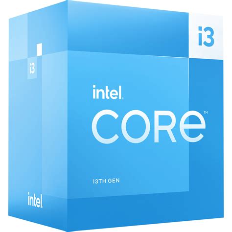 Intel Core i3-13100 3.4 GHz Quad-Core LGA 1700 BX8071513100 B&H