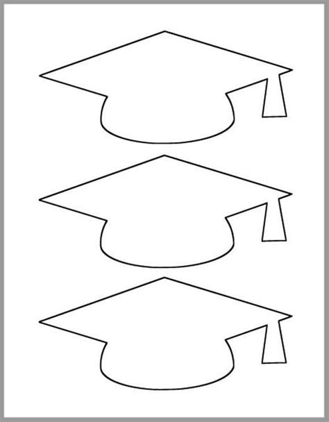 Graduation Cap Template-printable Template-grad Party Decor-graduation ...