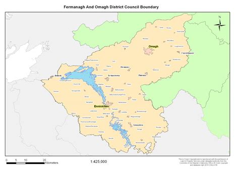 160412 Fermanagh Omagh Boundary Map – Fermanagh & Omagh District Council