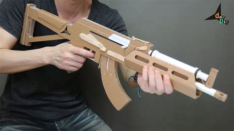 Cut Out Cardboard Gun Template