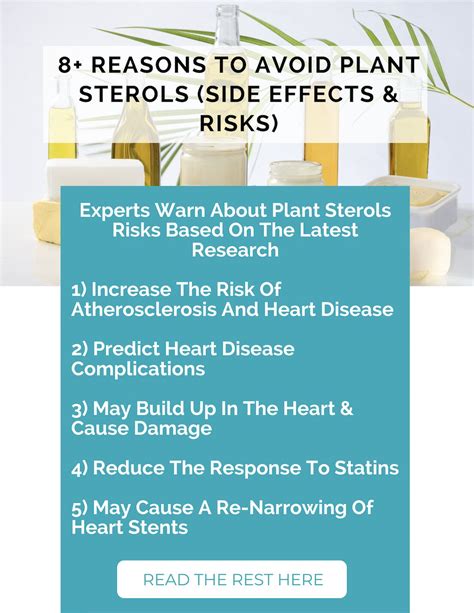 Microbiome Plus: 8+ Reasons To Avoid Plant Sterols (Side Effects ...