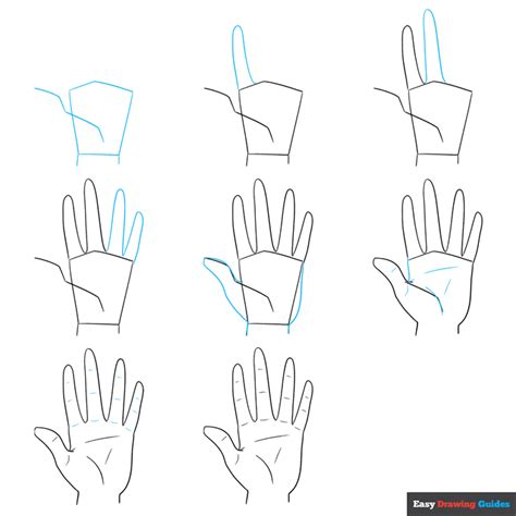 How to Draw an Anime Hand - Easy Step by Step Tutorial