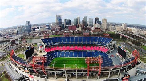 Nissan Stadium - Aerial - Tennessee Titans | Tennessee titans football ...