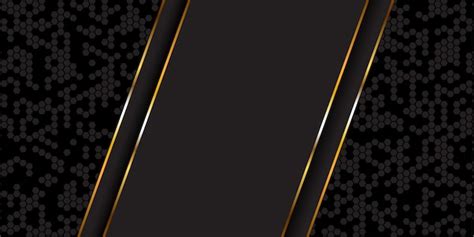 Free Vector | Abstract banner in gold and black