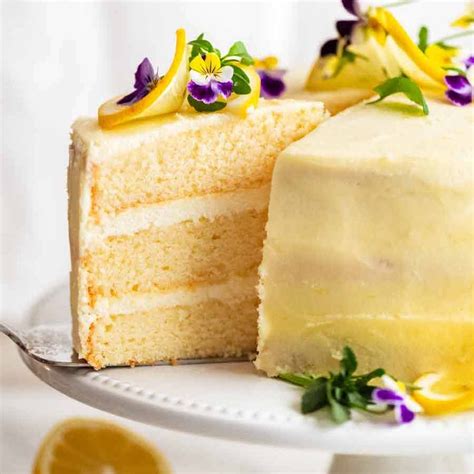 Lemon Cake with Fluffy, Less-Sweet Lemon Frosting | RecipeTin Eats