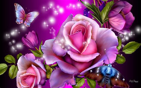 Rose Flower Screensaver Free Download - baswedan