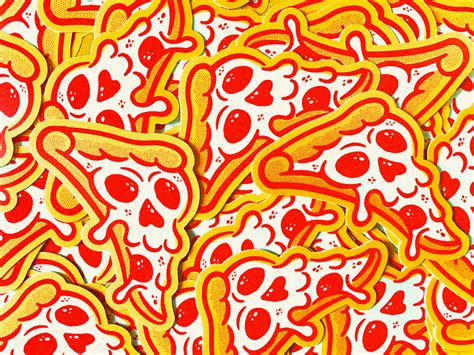 Pizza Stickers! by Jerad Nun on Dribbble