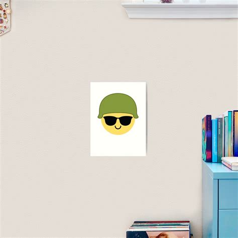 "Soldier Emoji " Art Print for Sale by HippoEmo | Redbubble