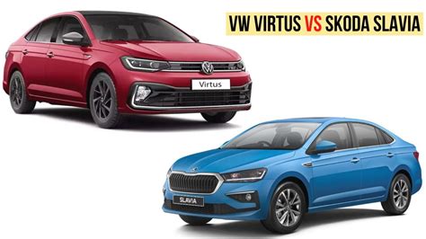 Volkswagen Virtus Vs Skoda Slavia - Detailed Specs Comparison