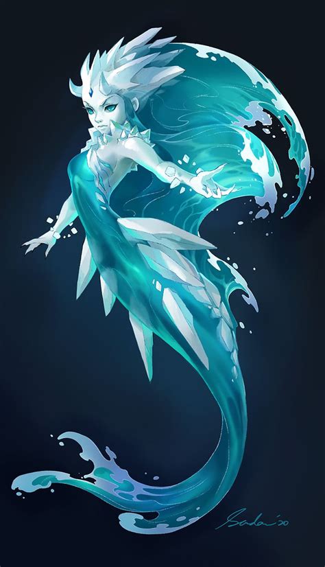 Arctic Mermaid by sandara on DeviantArt | Arte de criaturas míticas ...