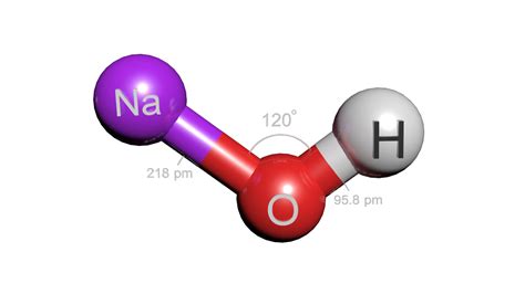 3D Sodium Hydroxide Molecule Naoh Model - TurboSquid 1427090