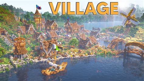 Amazing Minecraft Village Transformation 1.19 FREE WORLD DOWNLOAD - YouTube