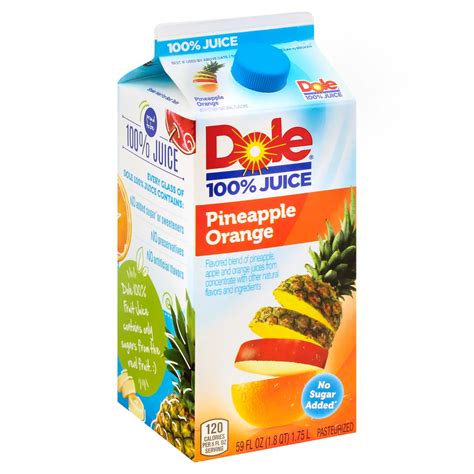 Dole 100% Pineapple Orange Juice - Shop Juice at H-E-B