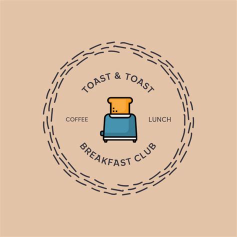 Placeit - Logo Design Maker for a Breakfast Club Restaurant