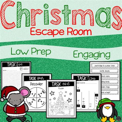 Christmas Escape Room - Amped Up Learning School Christmas Party, Fun ...