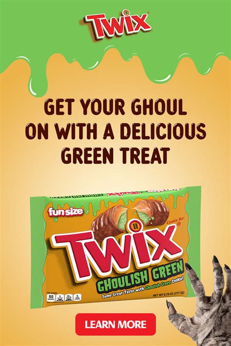 TWIX Ghoulish Green - A Monstrously Delicious Halloween Treat