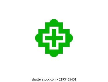 Green Medical Logo Desigm Brand Logo Stock Vector (Royalty Free ...