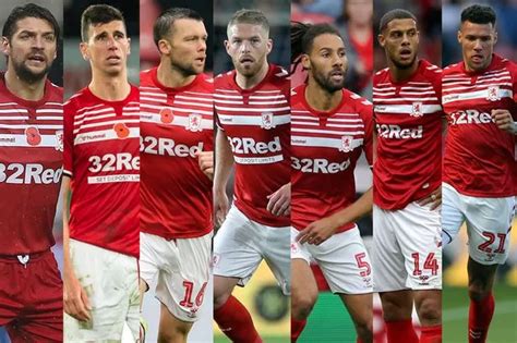 Middlesbrough boost on seven out of contract players as Championship ...