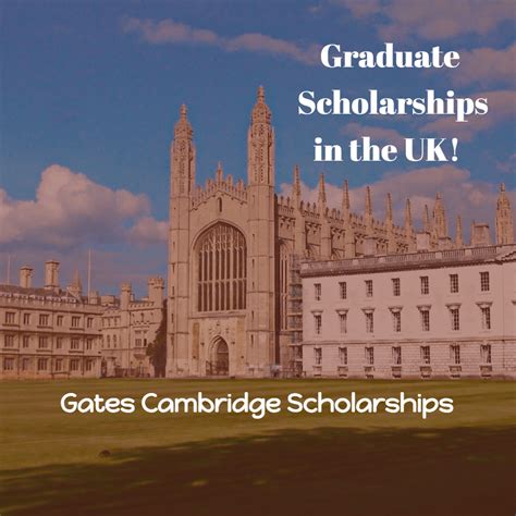 Gates Cambridge Scholarship - International Scholarships