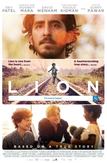 MOVIE "Lion" English film starring Dev Patel, Rooney Mara, Nicole ...