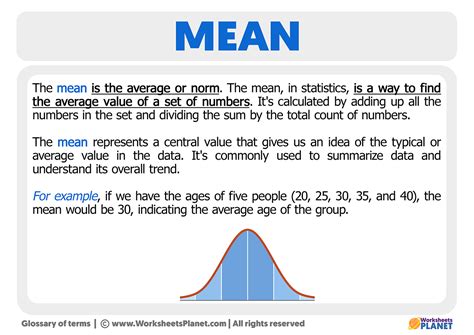 What is the Mean | Definition of Mean