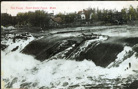 Postcard - Thief River Falls - "The Falls, Thief River Fal… | Flickr