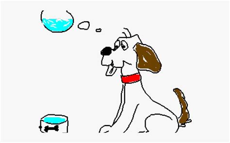 Thirsty Animal Cliparts - Thirsty Dog Clipart , Free Transparent ...