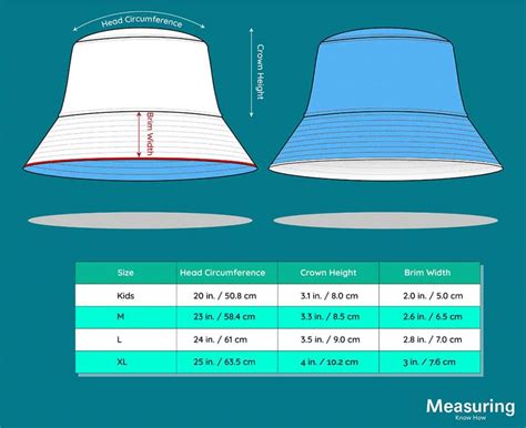 What Are the Bucket Hat sizes? - MeasuringKnowHow