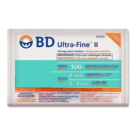 Bd Ultra Fine Jeringa De Insulina 1ml Aguja 30 G 8mm 100u en FarmaPlus ...