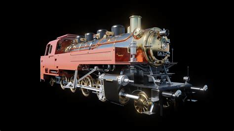 3D br86 steam locomotive animation - TurboSquid 1161825