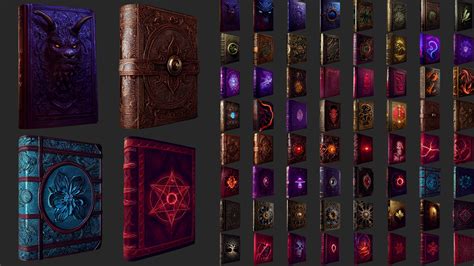 64 Magic Books & Tomes in 2D Assets - UE Marketplace