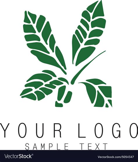 Plant symbol Royalty Free Vector Image - VectorStock