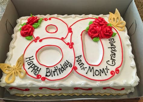 10 80th Birthday Cakes For Mom Photo - 80th Birthday Cakes Designs for ...